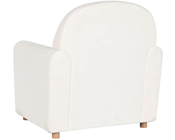 Sillón elegante borreguito blanco