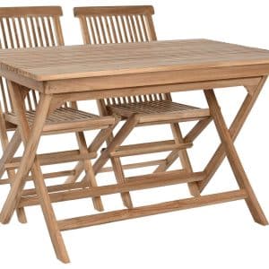 Conjunto de Comedor de Exterior de Teca